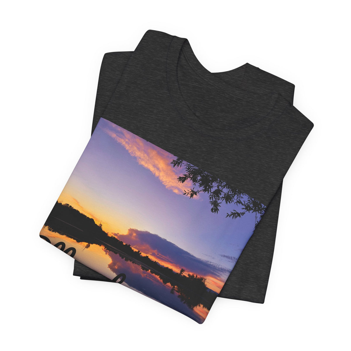 Ellensburg Sunset Lake Reflection Landscape T-Shirt