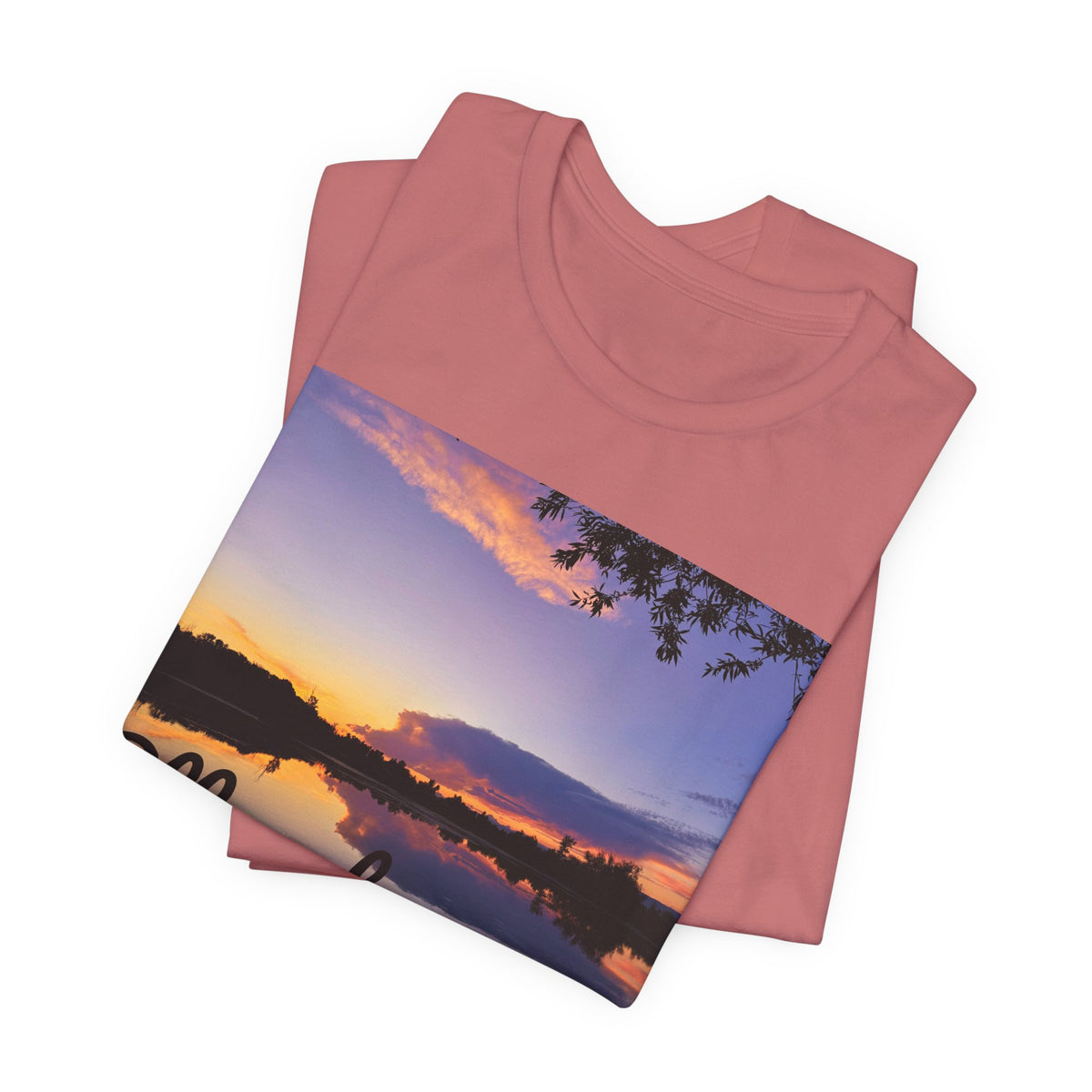 Ellensburg Sunset Lake Reflection Landscape T-Shirt