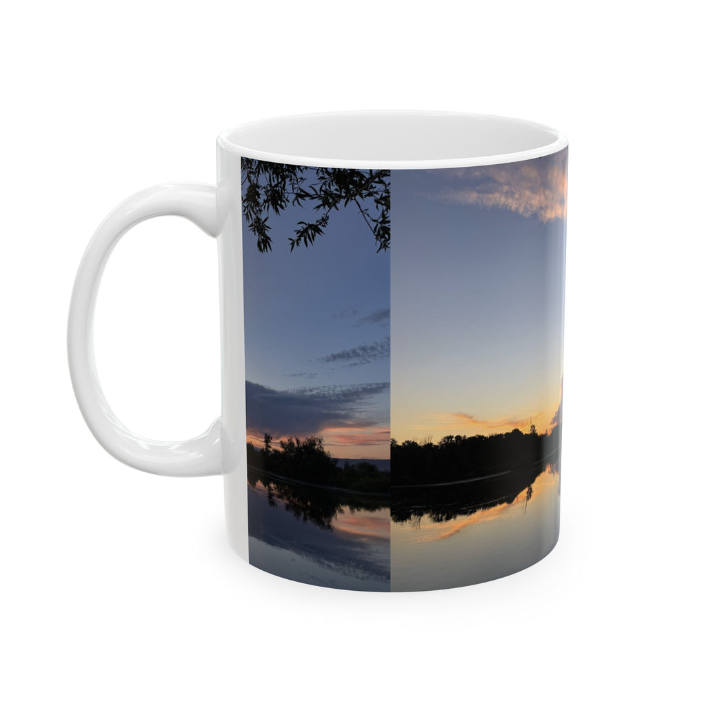 Ellensburg Fishing Pond Reflection Ceramic Mug