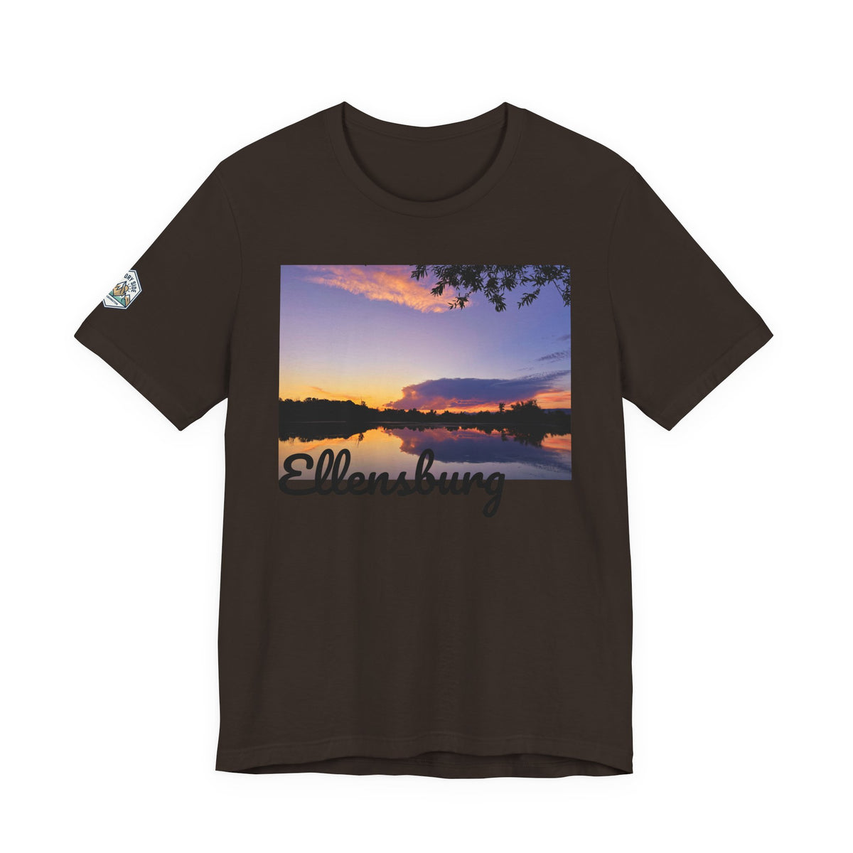 Ellensburg Sunset Lake Reflection Landscape T-Shirt