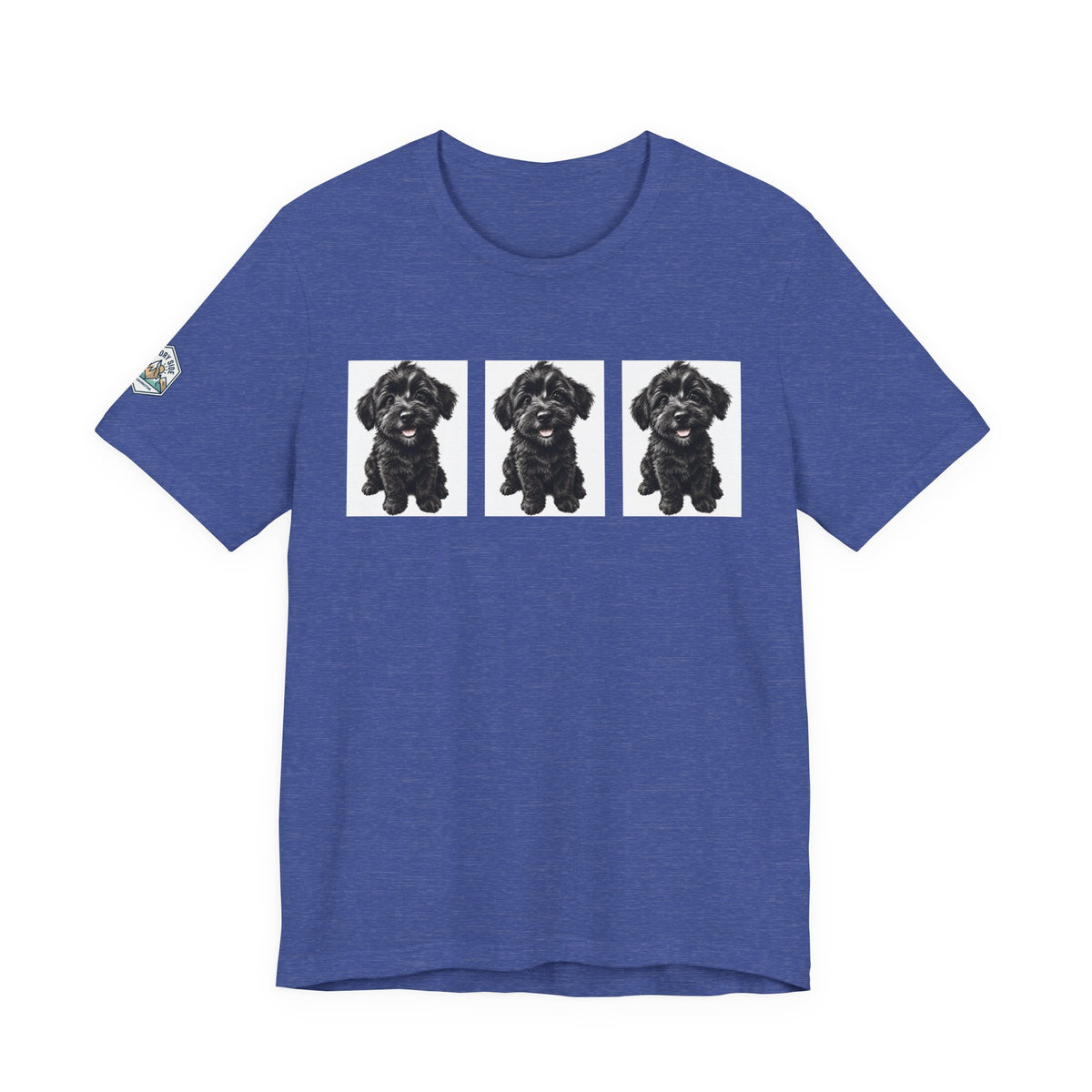 Cute Black Schnoodle Dog Graphic T-Shirt