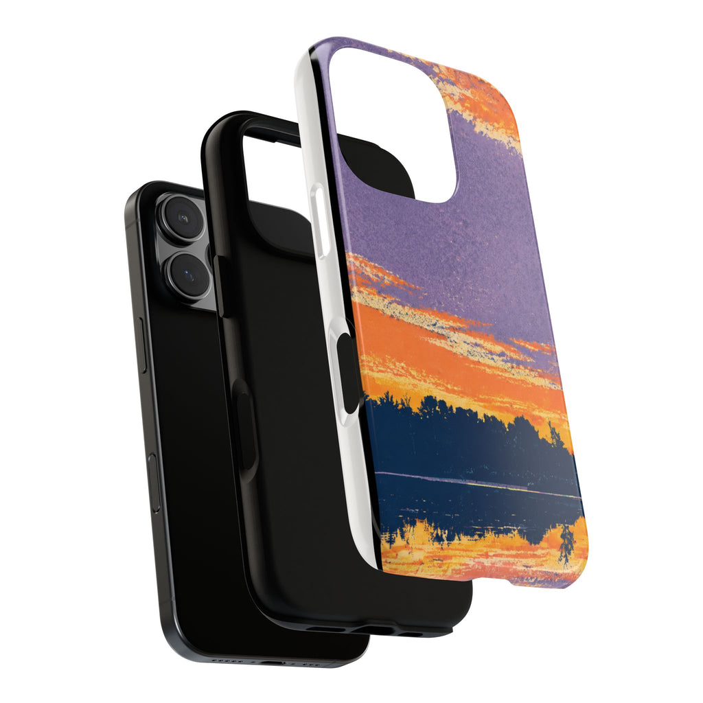 Coque de téléphone résistante Sunset Lake
