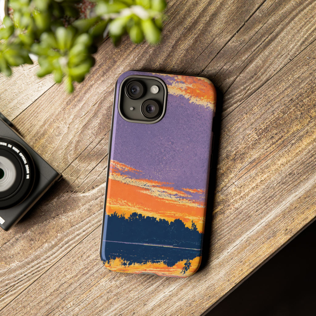 Coque de téléphone résistante Sunset Lake