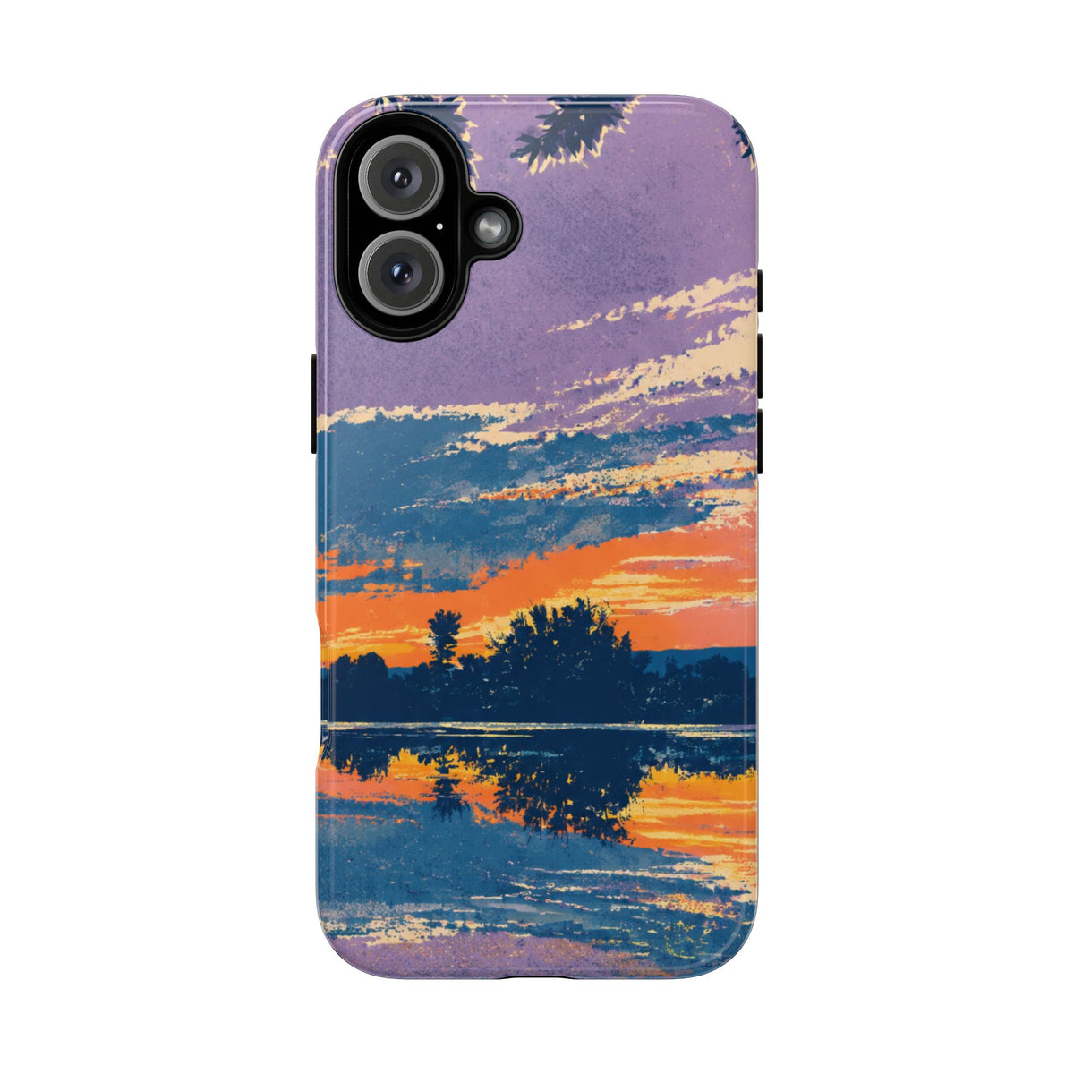Sunset Lake Tough Phone Case