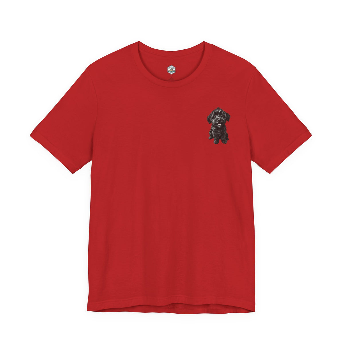 T-shirt avec un adorable chiot Schnoodle tout doux