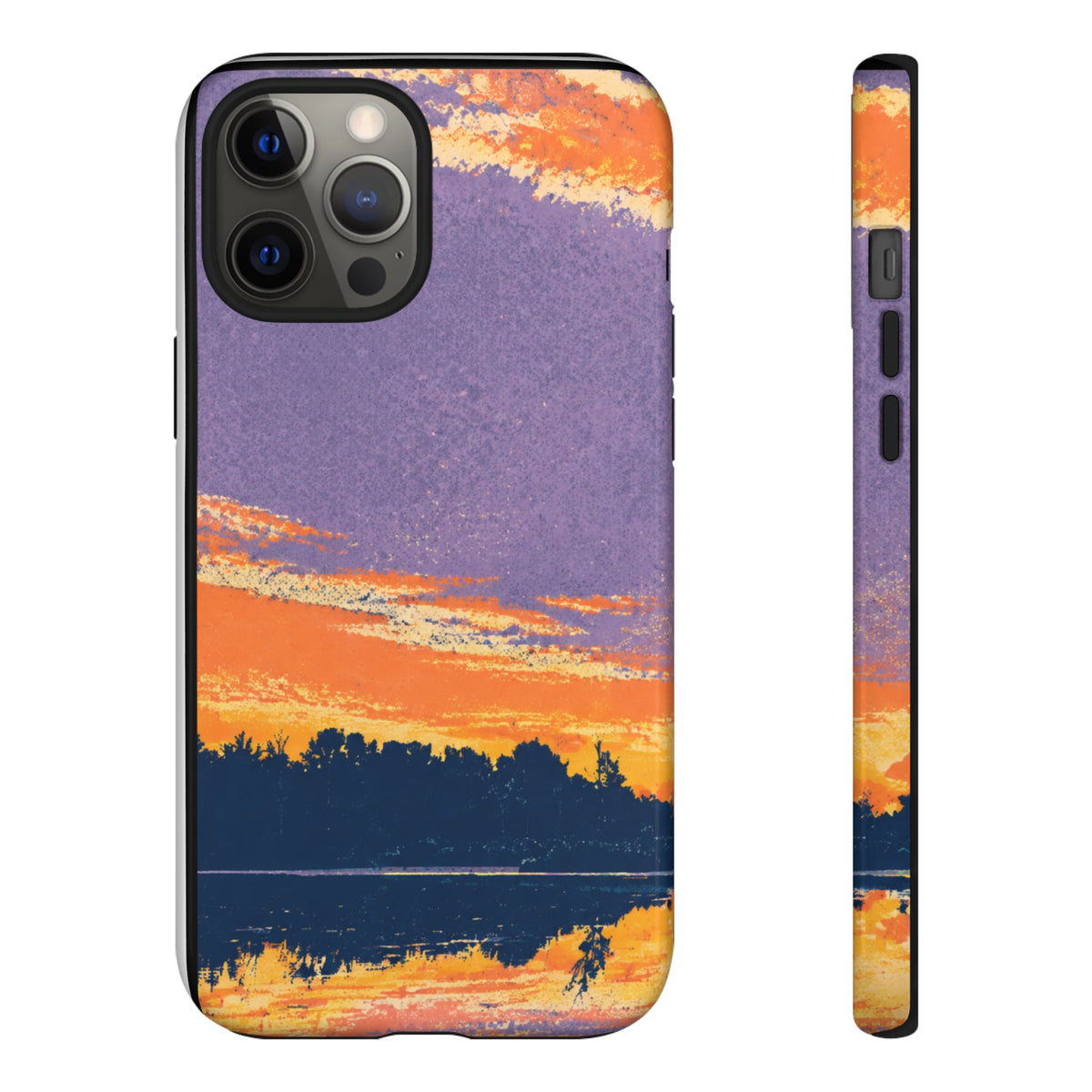 Sunset Lake Tough Phone Case
