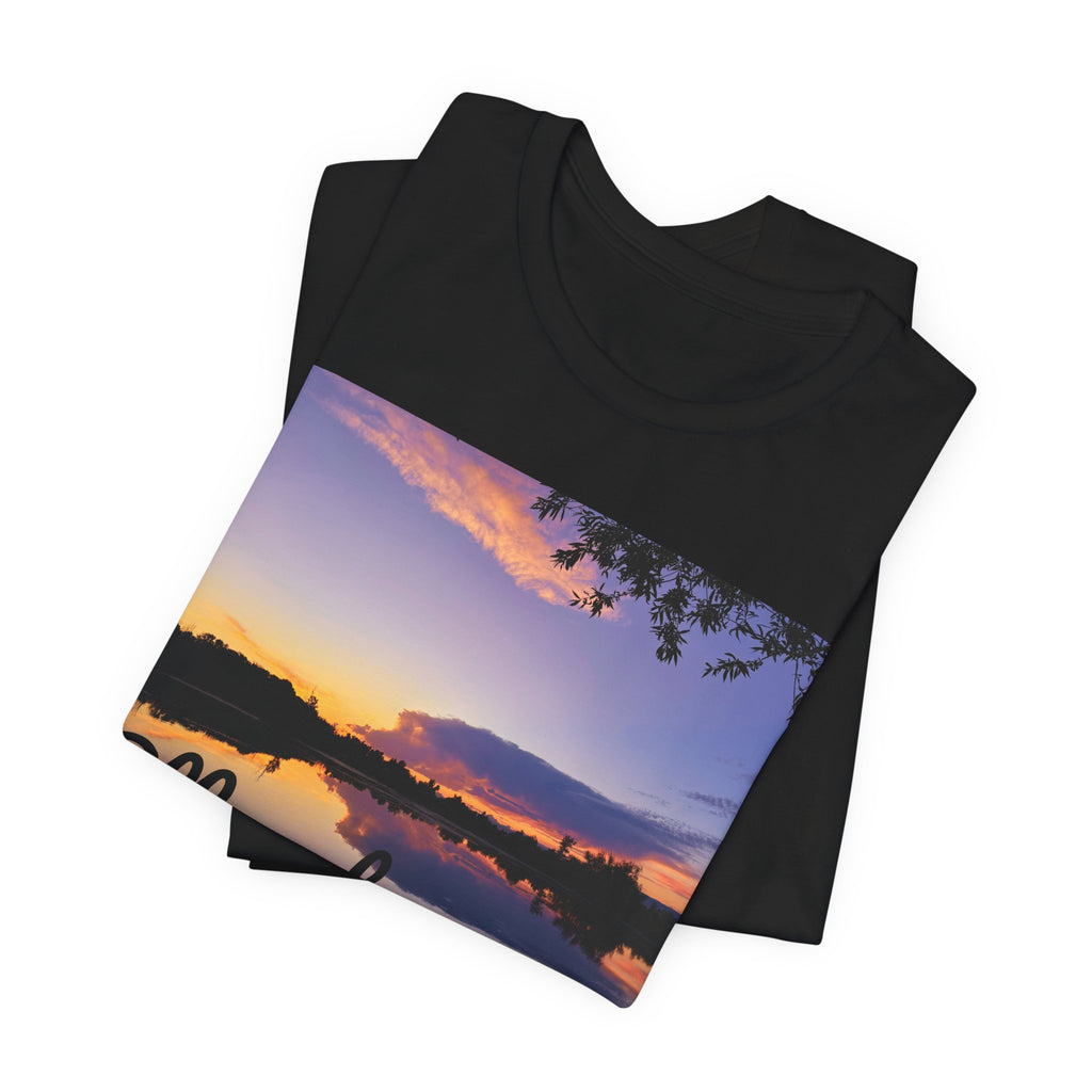 Ellensburg Sunset Lake Reflection Landscape T-Shirt