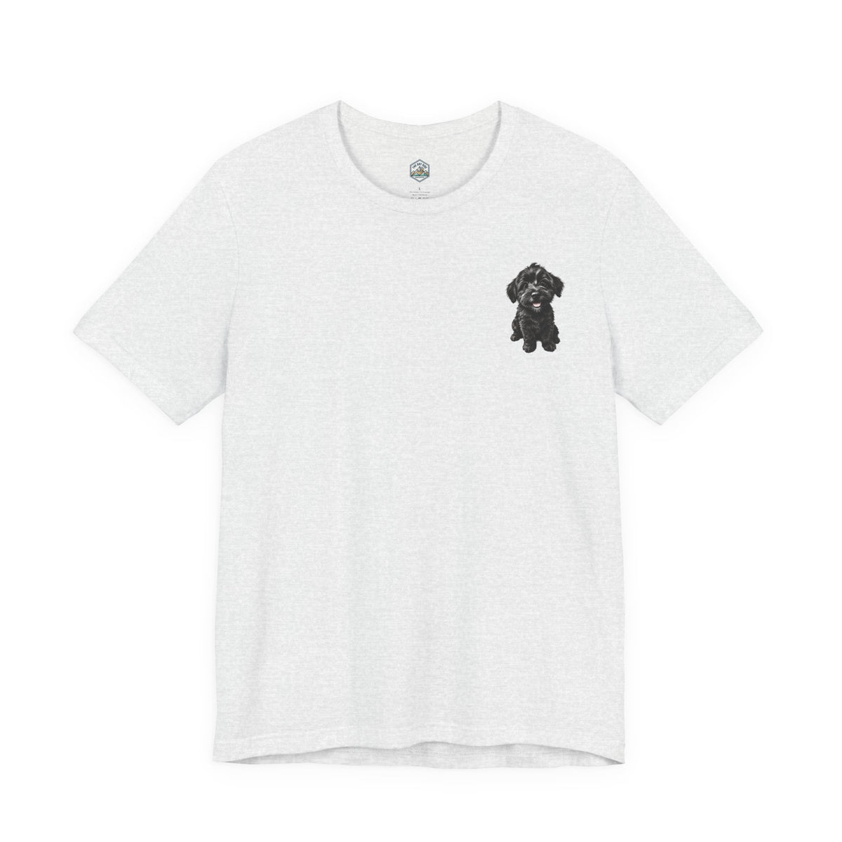 T-shirt avec un adorable chiot Schnoodle tout doux