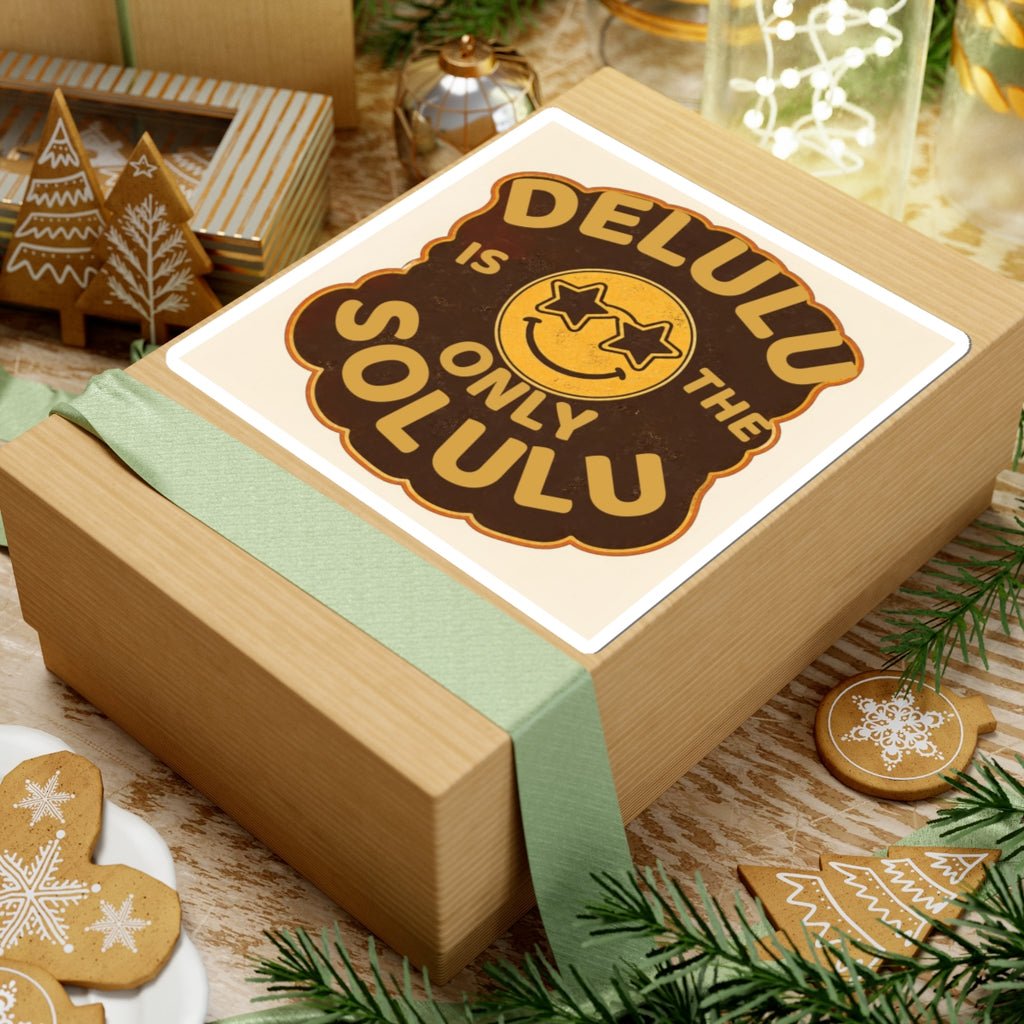Delulu Is the Solulu Kiss-Cut Sticker