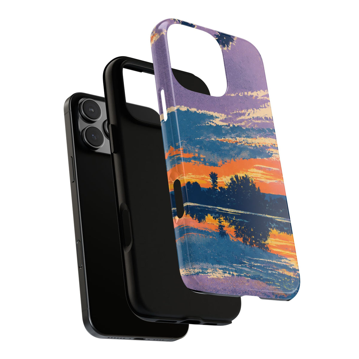 Sunset Lake Tough Phone Case