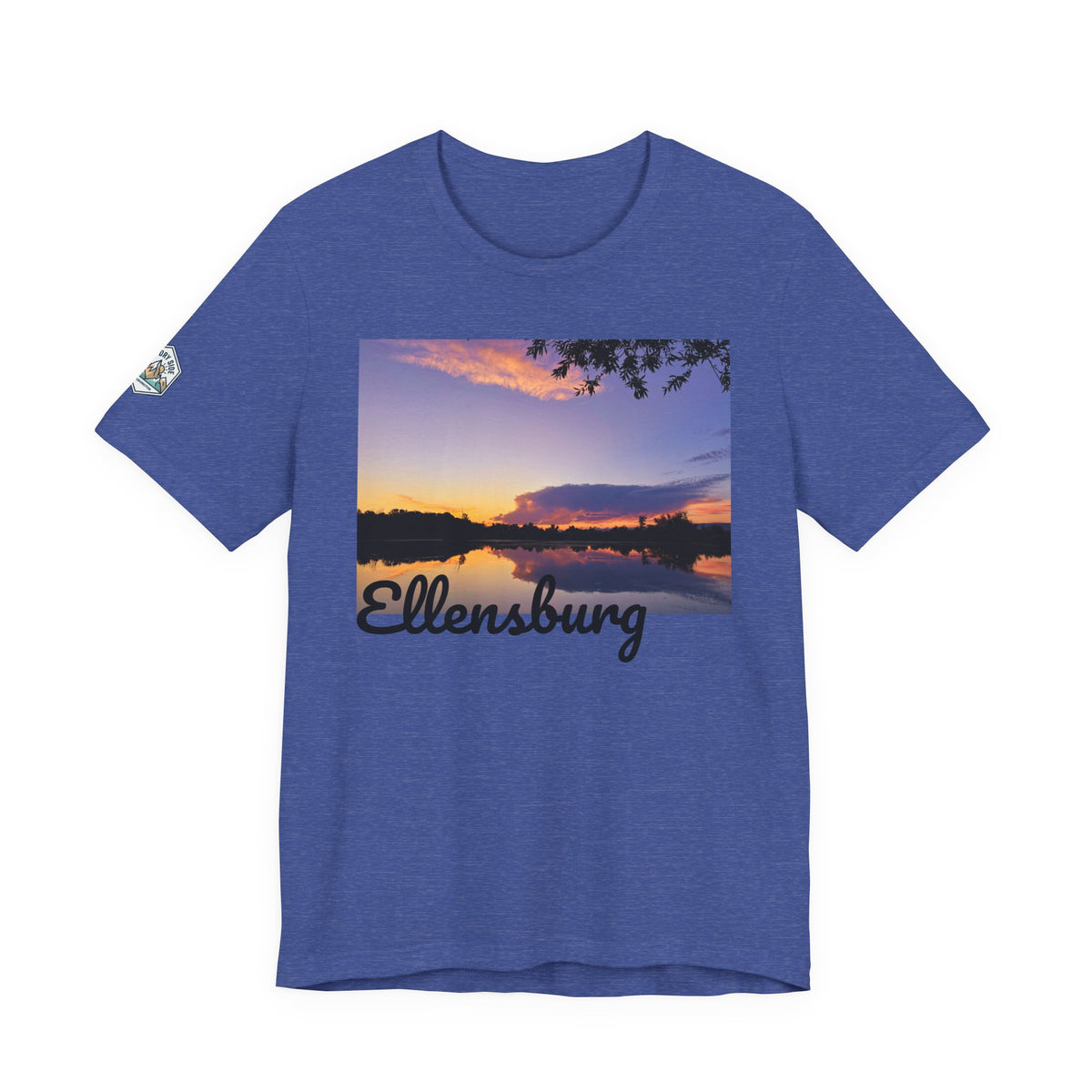 Ellensburg Sunset Lake Reflection Landscape T-Shirt