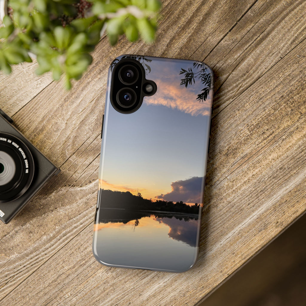 Ellensburg, Washington Sunset Lake Reflection Tough Phone Case