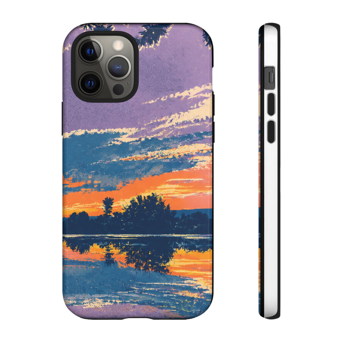 Sunset Lake Tough Phone Case
