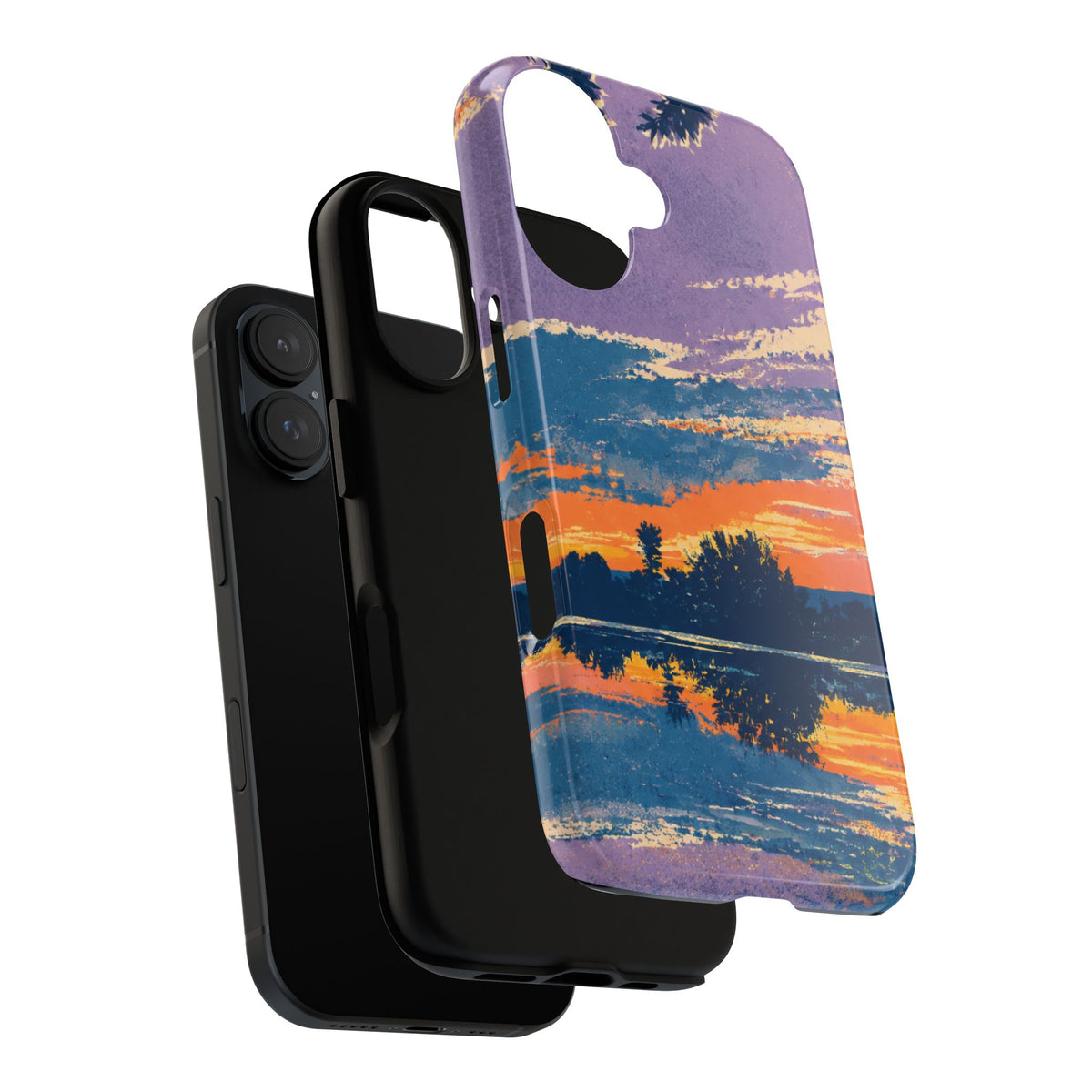 Sunset Lake Tough Phone Case