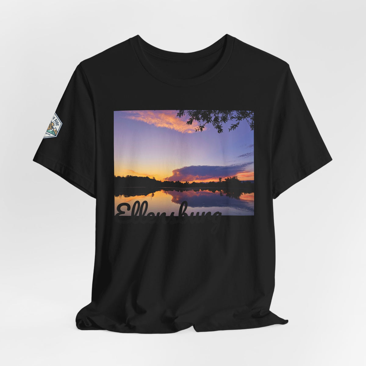 Ellensburg Sunset Lake Reflection Landscape T-Shirt