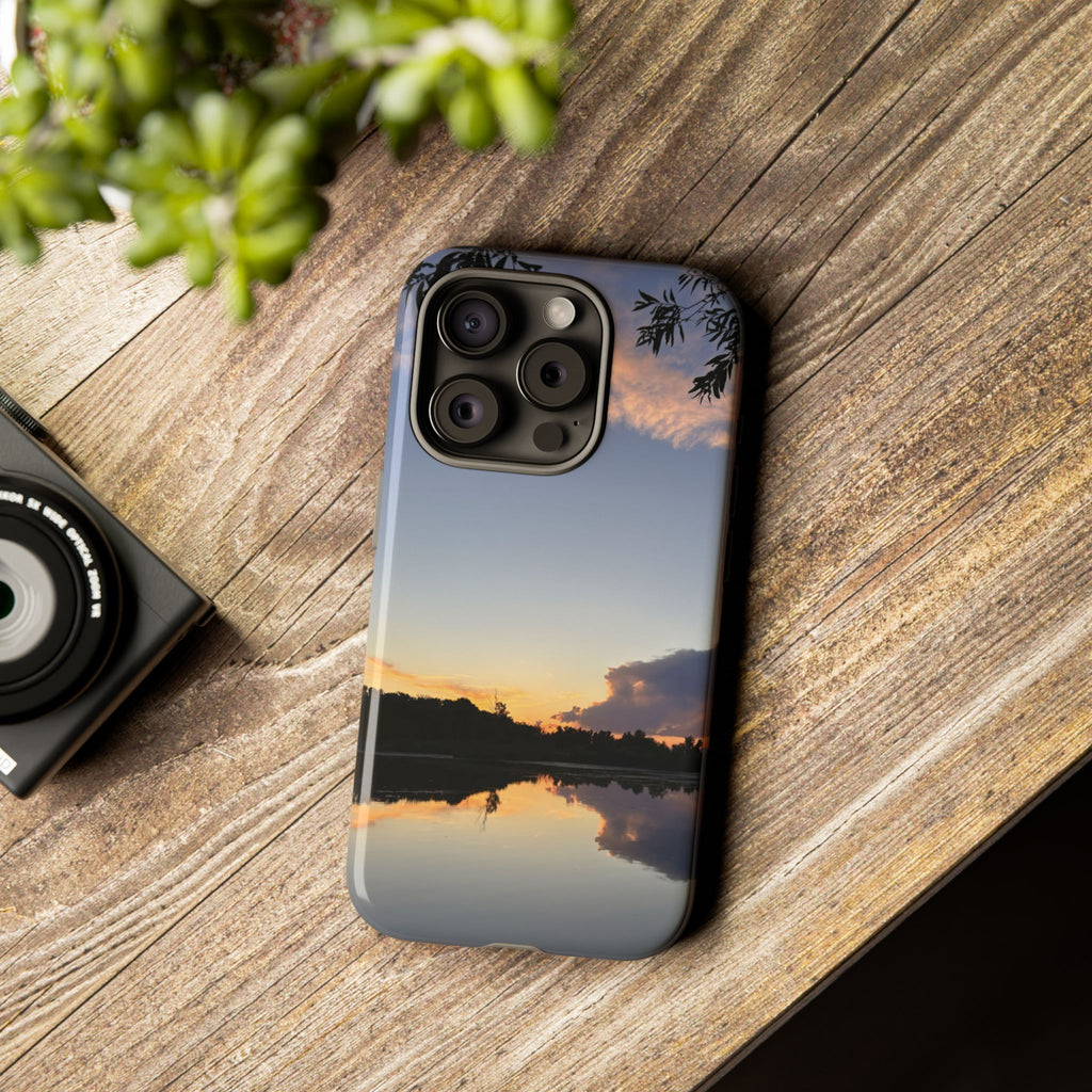 Ellensburg, Washington Sunset Lake Reflection Tough Phone Case