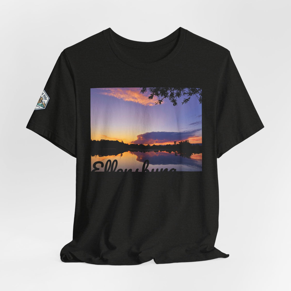 Ellensburg Sunset Lake Reflection Landscape T-Shirt