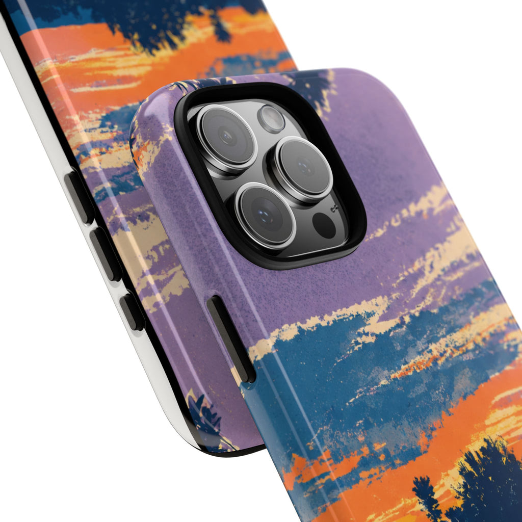 Sunset Lake Tough Phone Case