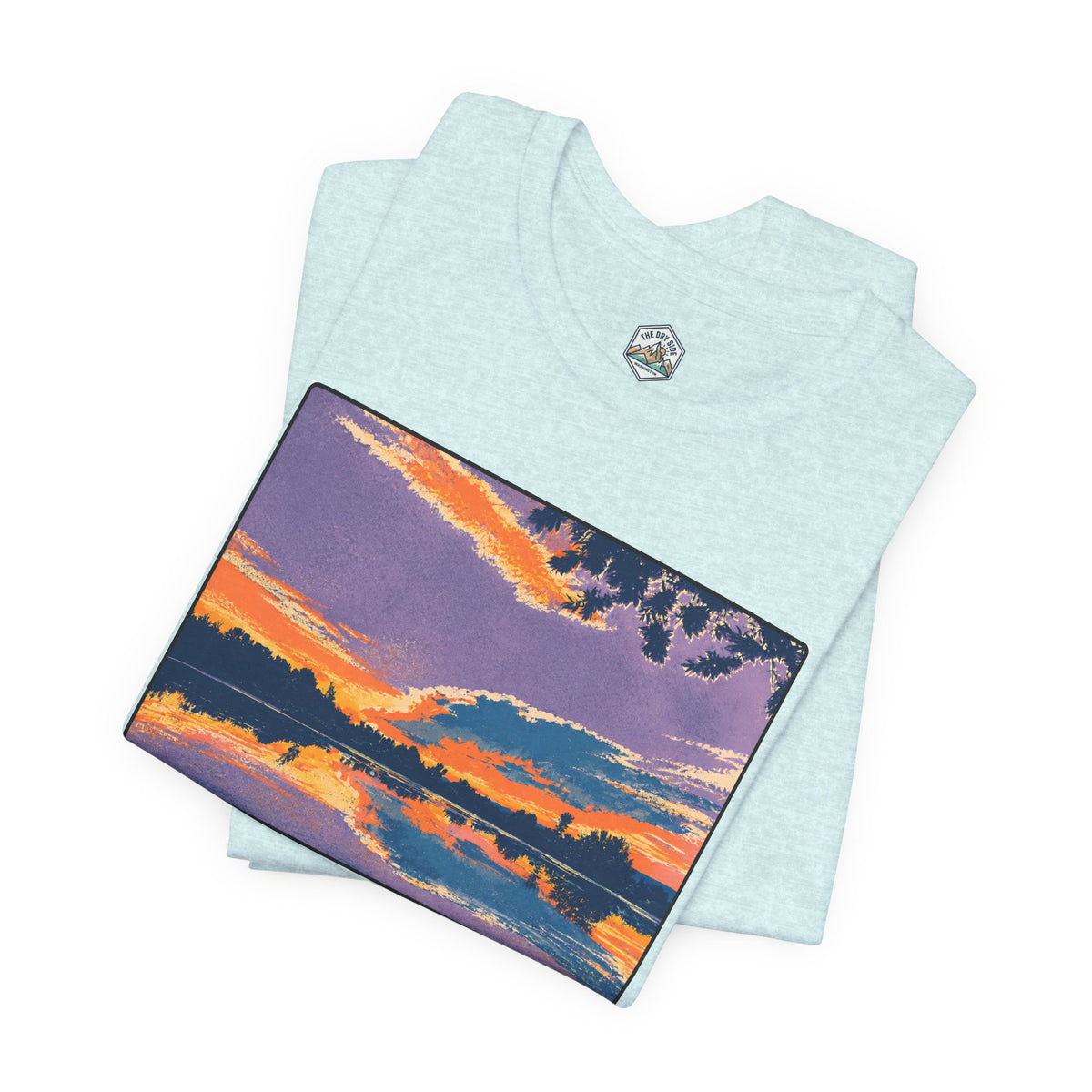 Retro Ellensburg Ringer Loop Sunset T-Shirt