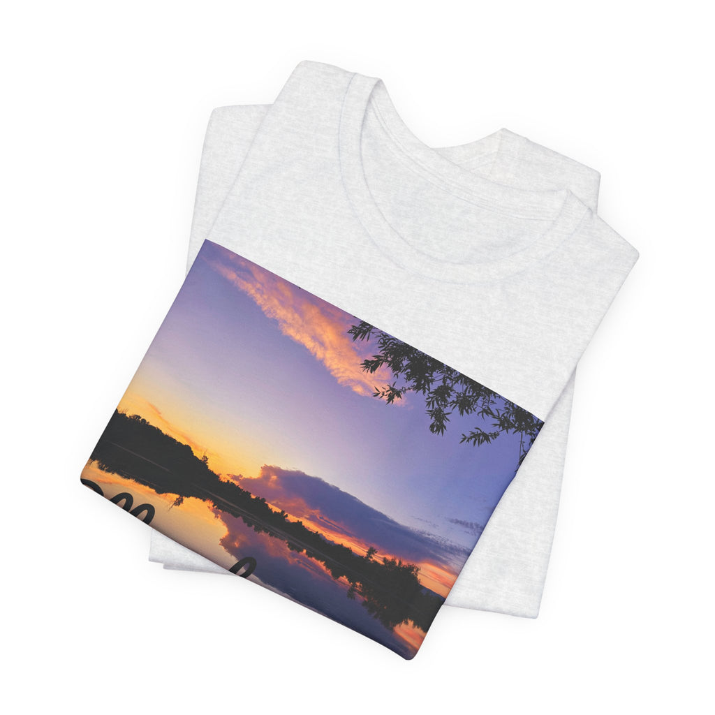 Ellensburg Sunset Lake Reflection Landscape T-Shirt