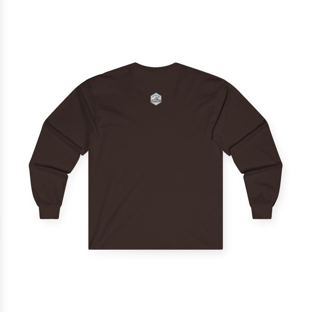 Ellensburg Sunset Fishing Pond Reflection Long Sleeve Tee