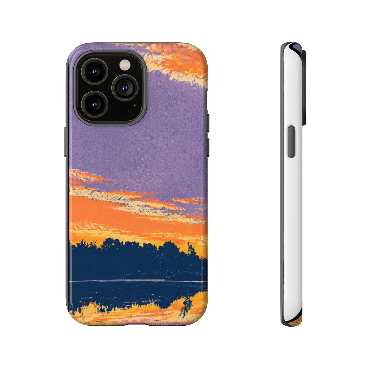 Sunset Lake Tough Phone Case