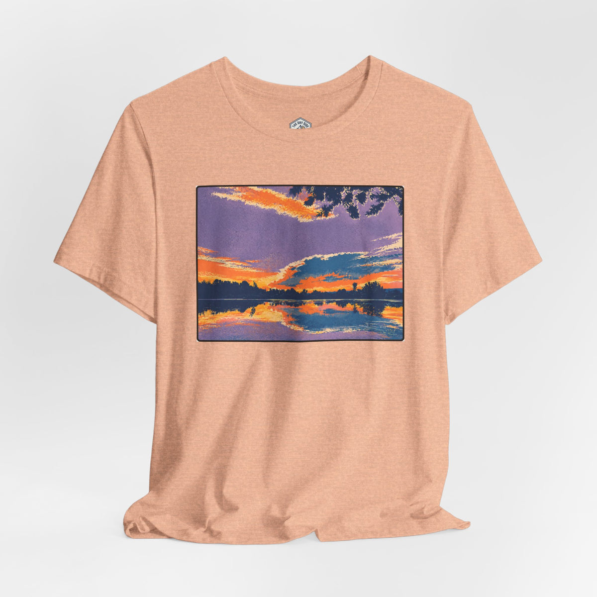 Retro Ellensburg Ringer Loop Sunset T-Shirt