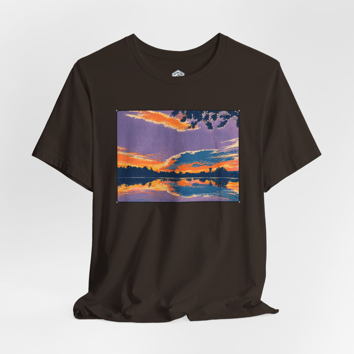 Retro Ellensburg Ringer Loop Sunset T-Shirt