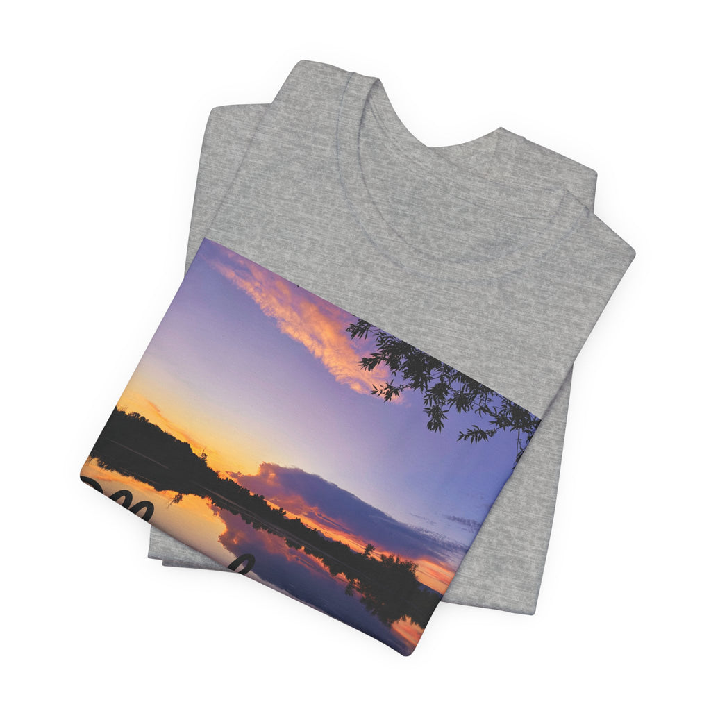 Ellensburg Sunset Lake Reflection Landscape T-Shirt