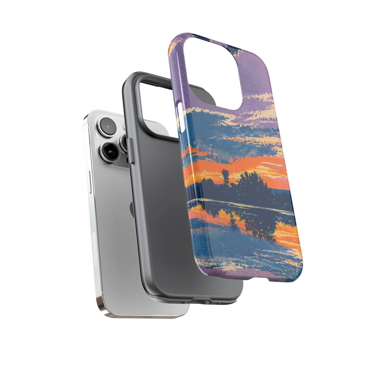 Sunset Lake Tough Phone Case