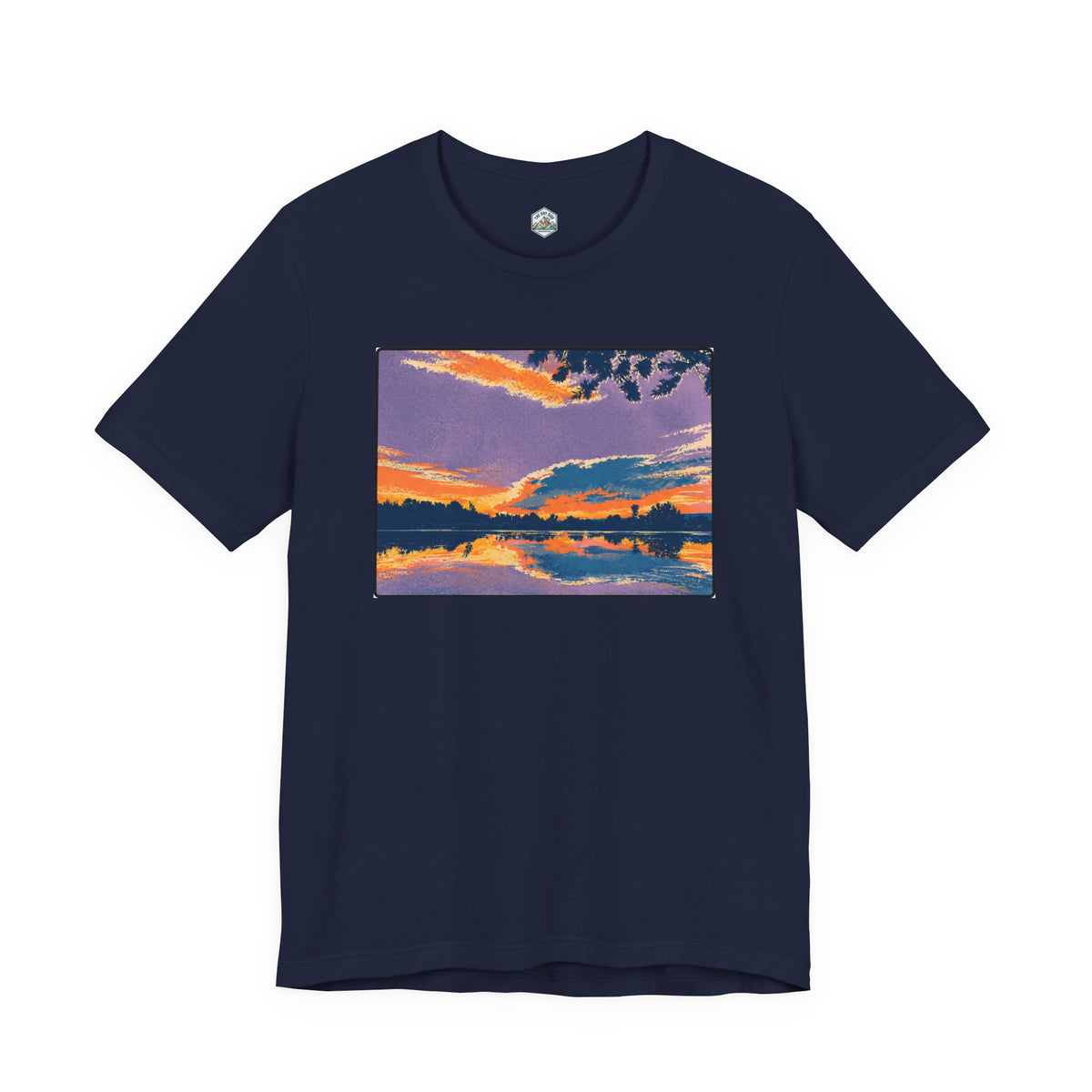 Retro Ellensburg Ringer Loop Sunset T-Shirt