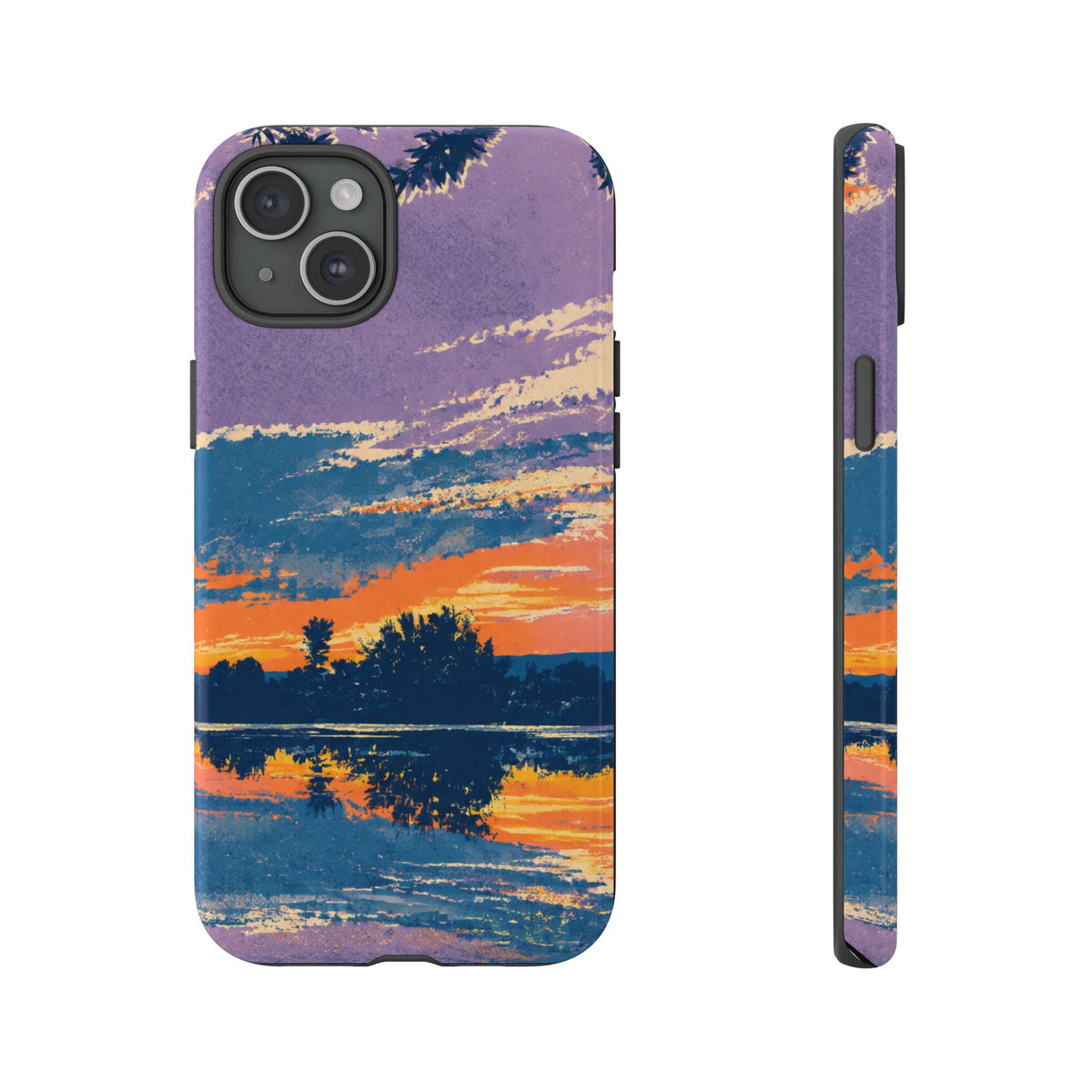 Sunset Lake Tough Phone Case