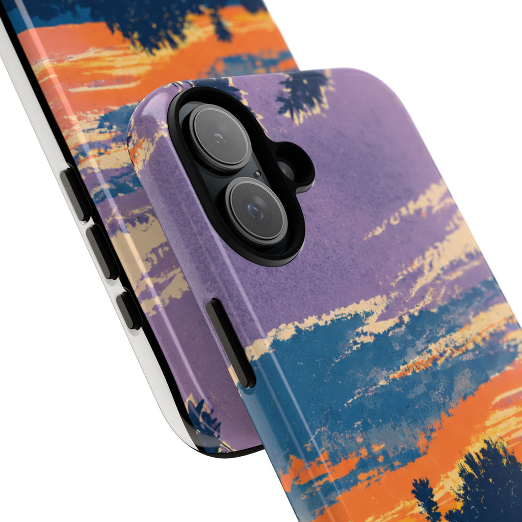 Sunset Lake Tough Phone Case