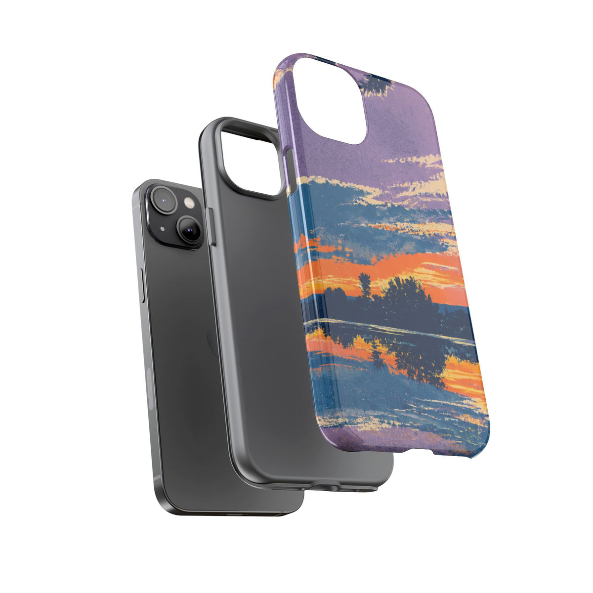 Sunset Lake Tough Phone Case