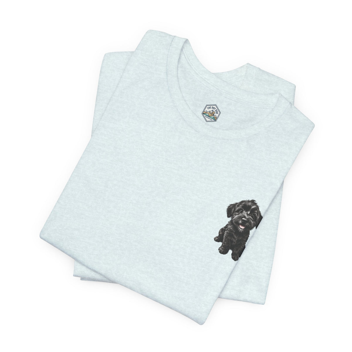 T-shirt avec un adorable chiot Schnoodle tout doux