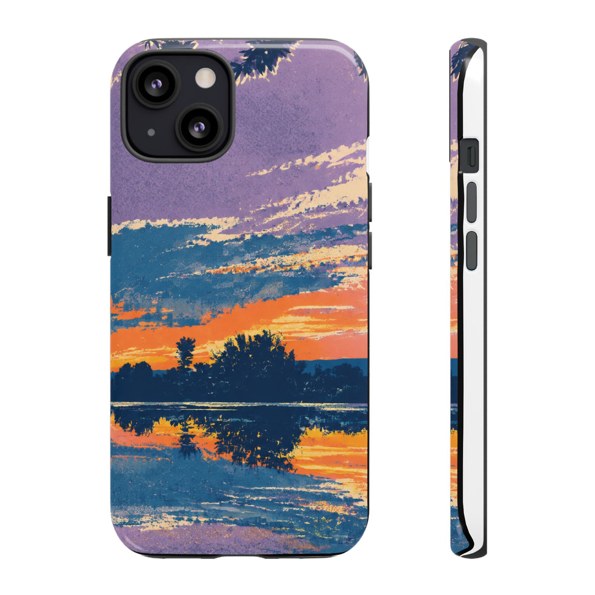 Sunset Lake Tough Phone Case