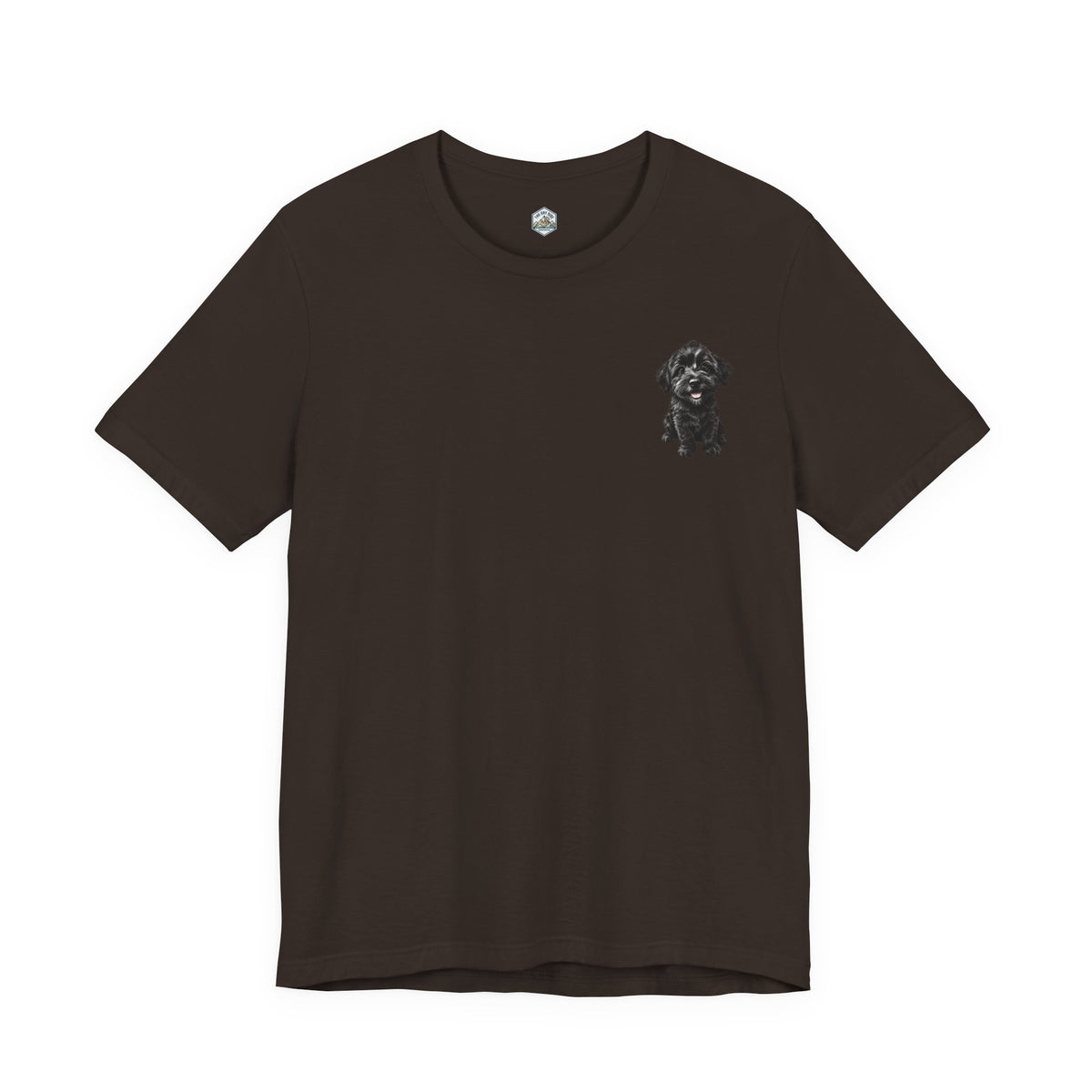 T-shirt avec un adorable chiot Schnoodle tout doux