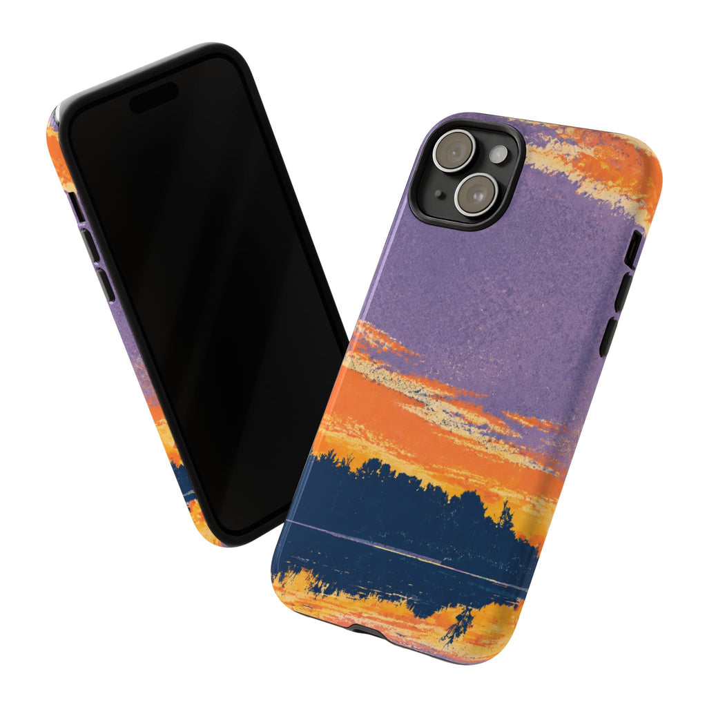 Coque de téléphone résistante Sunset Lake
