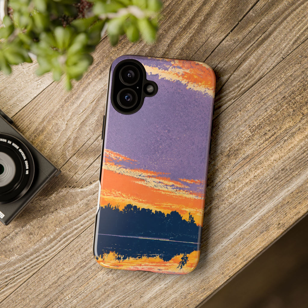 Coque de téléphone résistante Sunset Lake