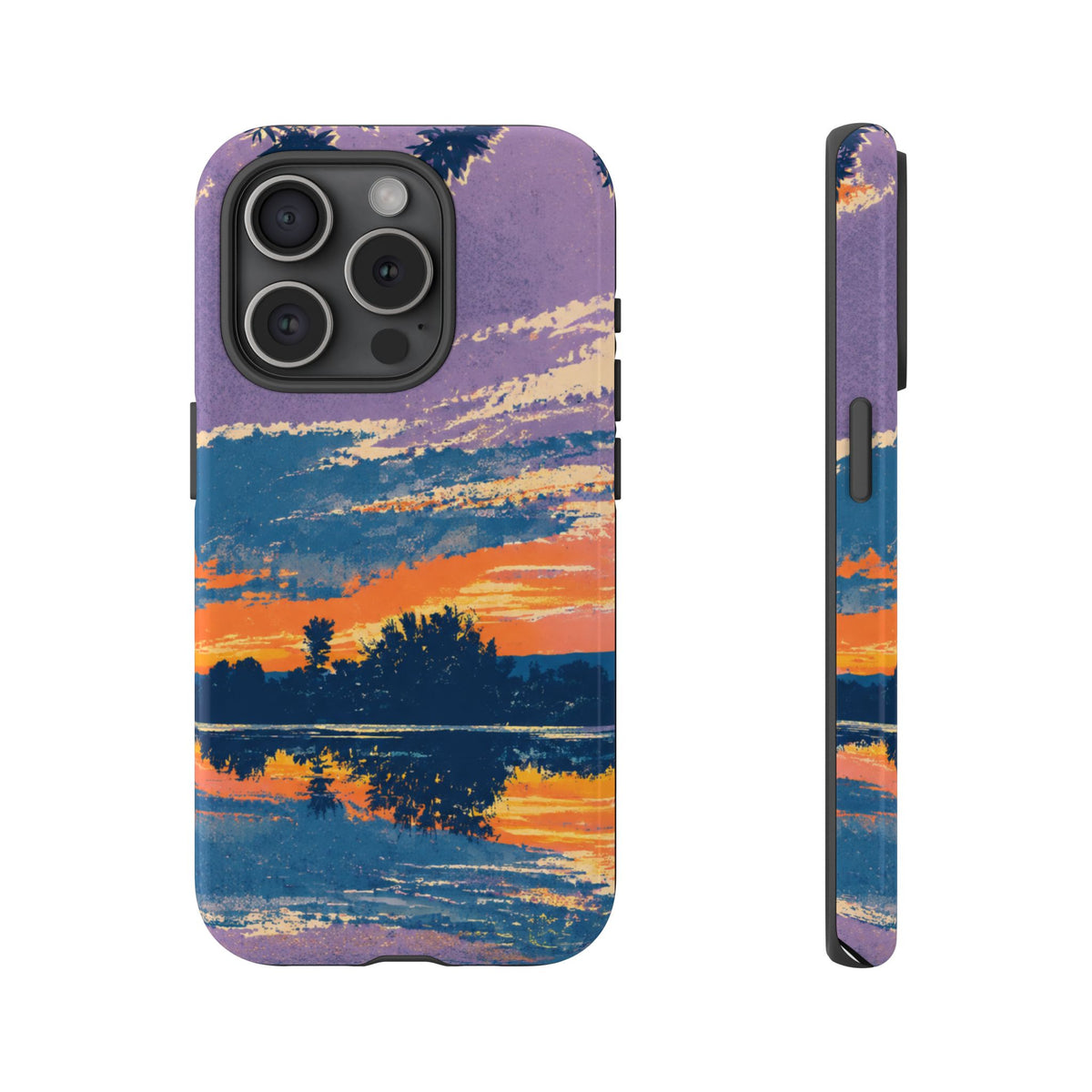 Sunset Lake Tough Phone Case