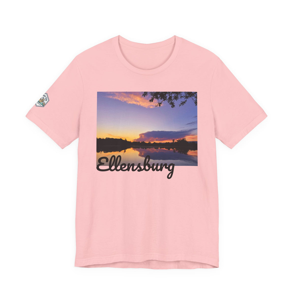 Ellensburg Sunset Lake Reflection Landscape T-Shirt
