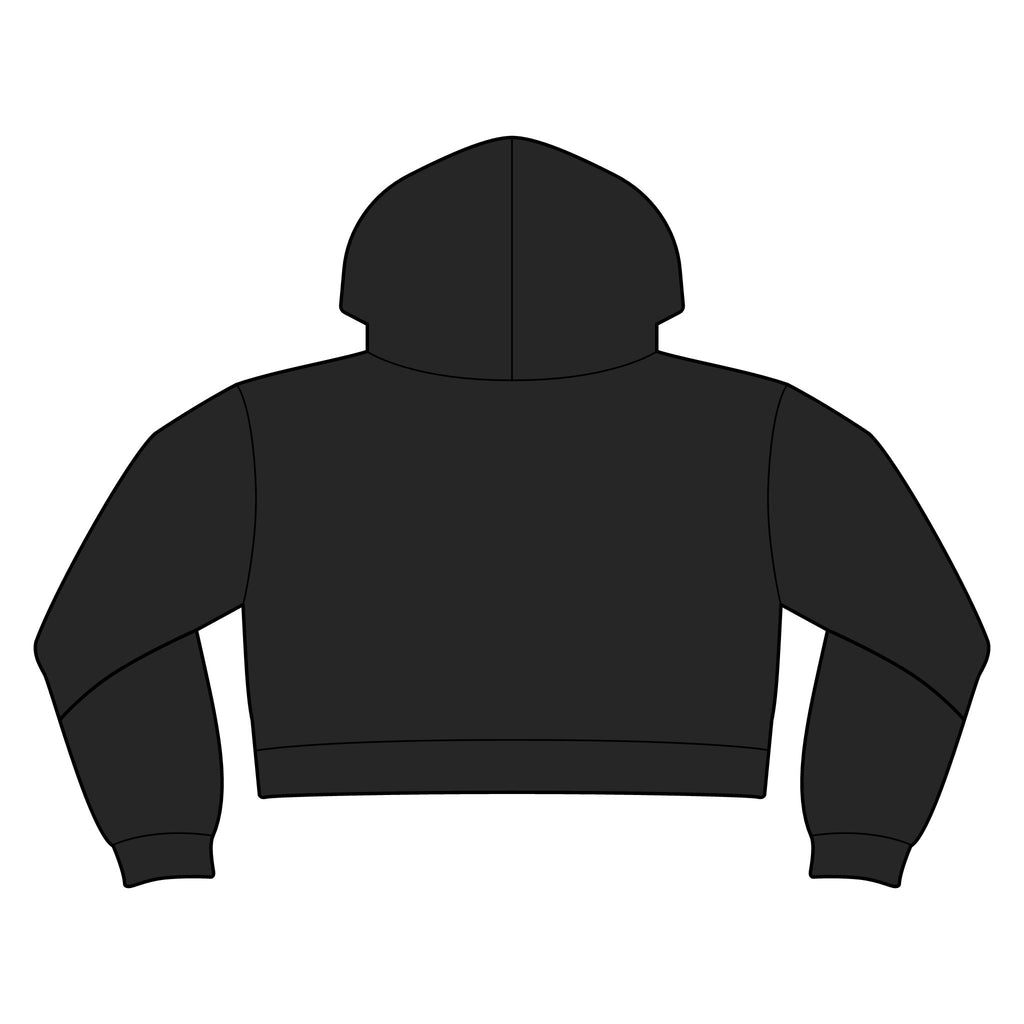 Women’s Relaxed Crop Hoodie No Crumbs, No Cap