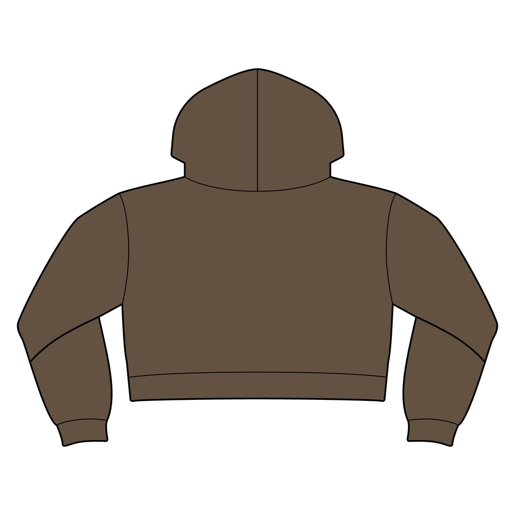 Women’s Relaxed Crop Hoodie No Crumbs, No Cap