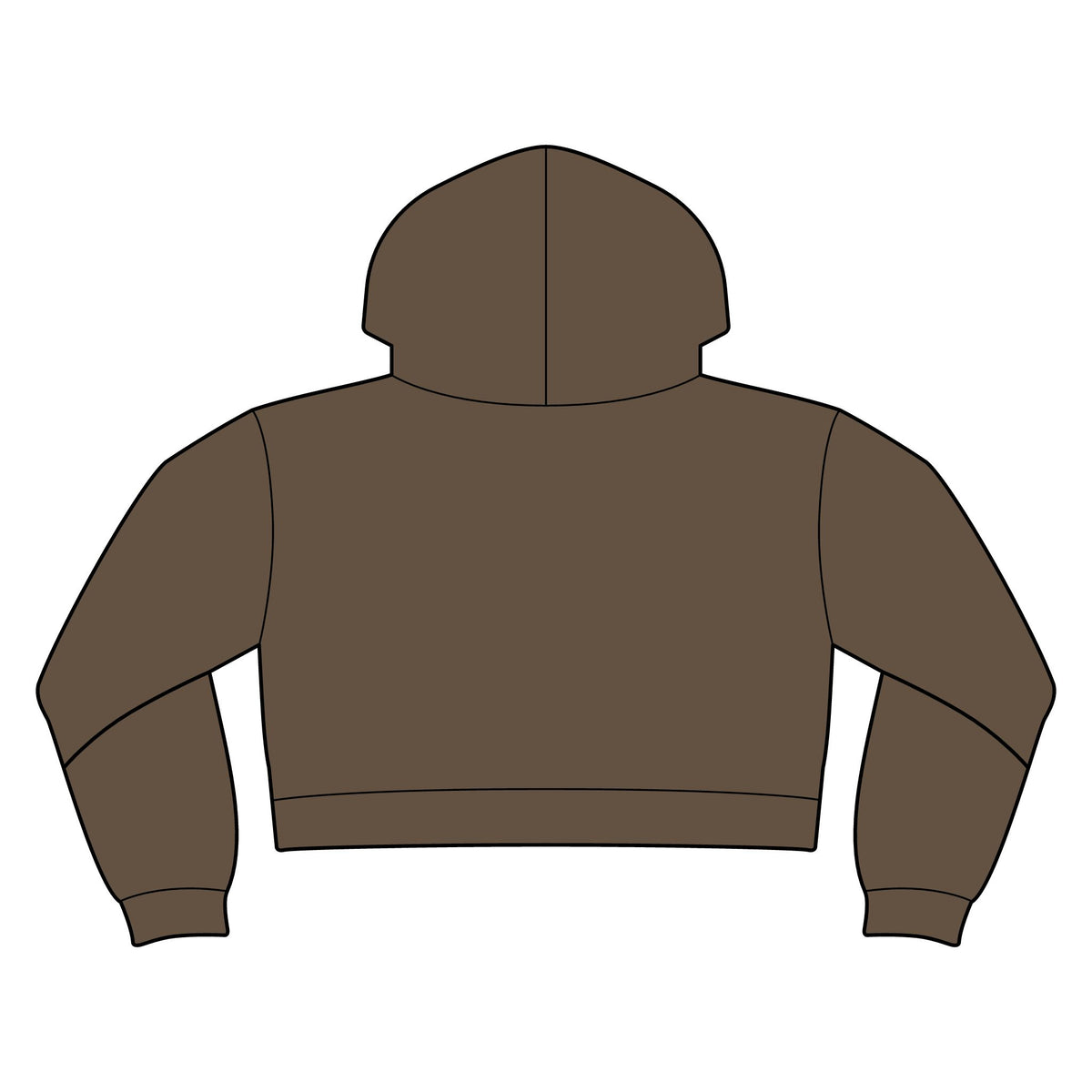 Women’s Relaxed Crop Hoodie No Crumbs, No Cap