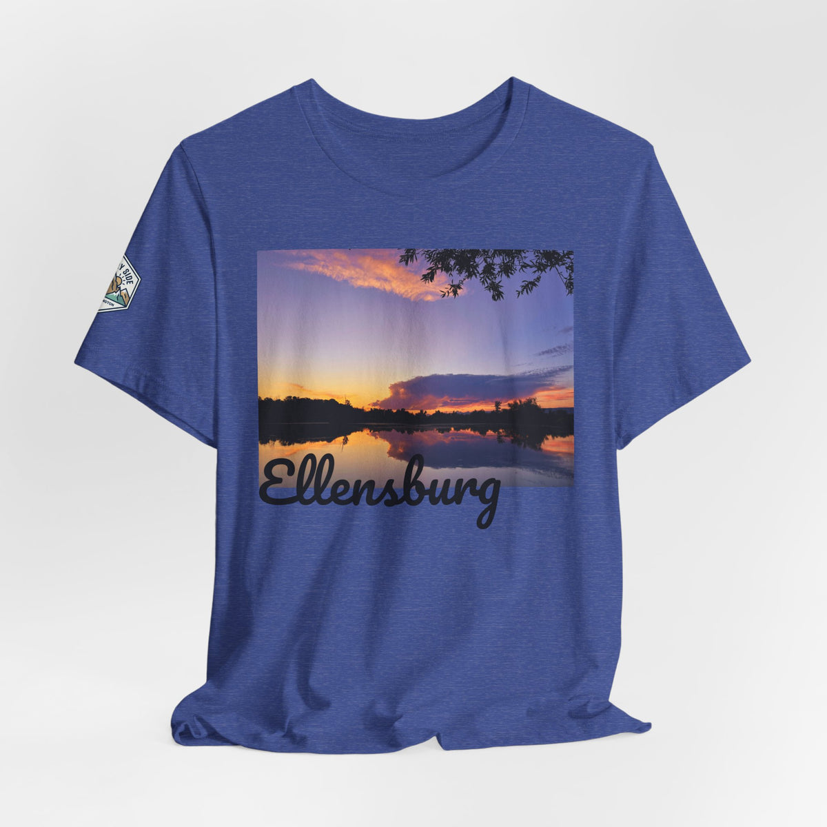 Ellensburg Sunset Lake Reflection Landscape T-Shirt