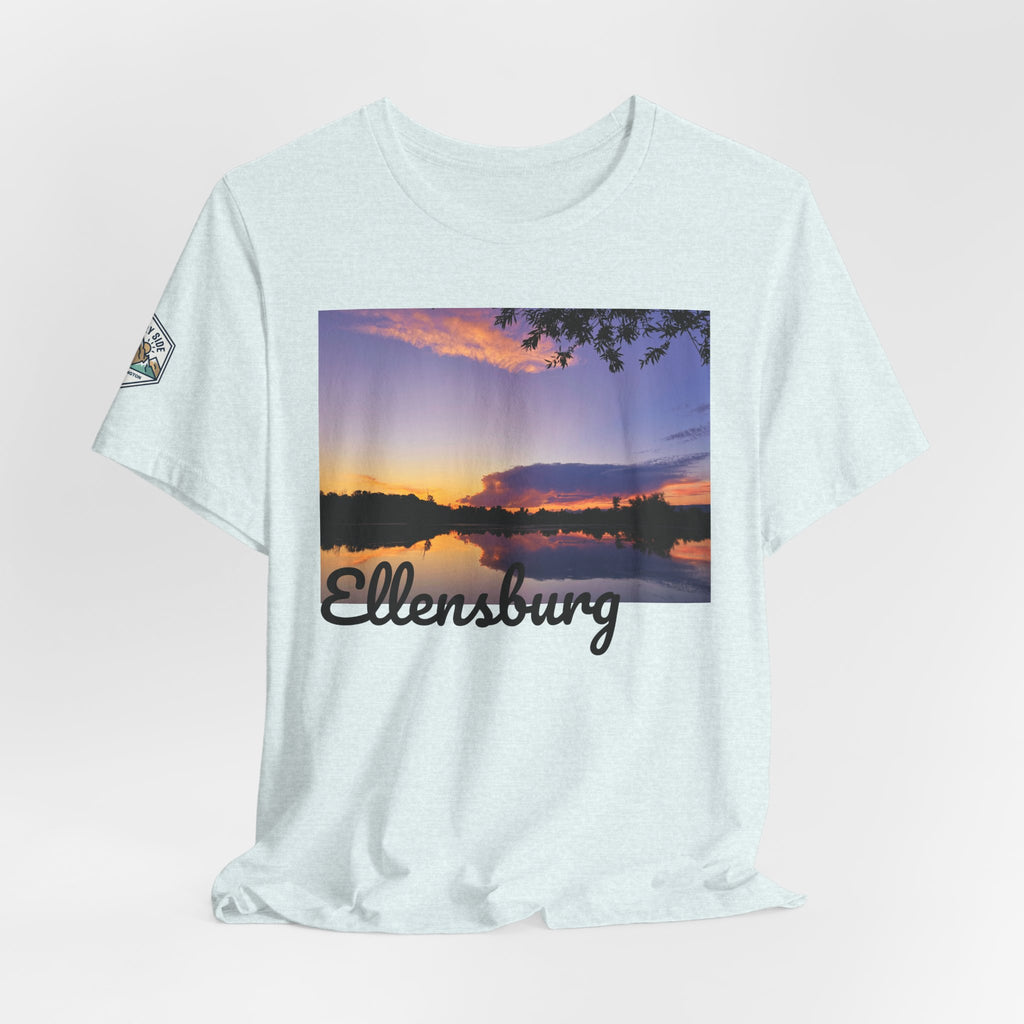 Ellensburg Sunset Lake Reflection Landscape T-Shirt