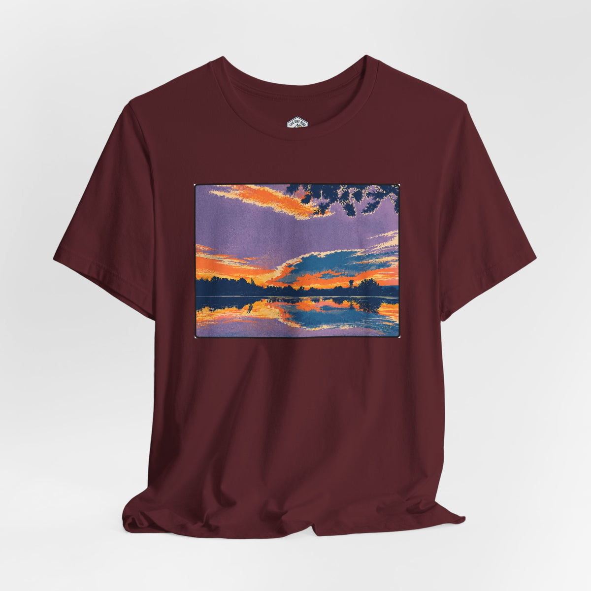 Retro Ellensburg Ringer Loop Sunset T-Shirt
