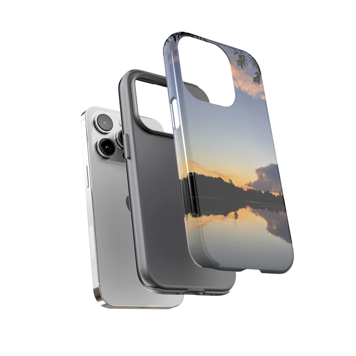 Ellensburg, Washington Sunset Lake Reflection Tough Phone Case