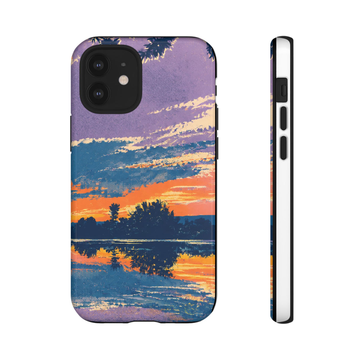 Sunset Lake Tough Phone Case