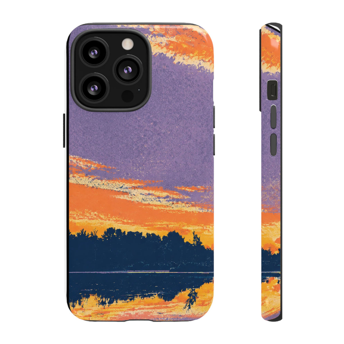Sunset Lake Tough Phone Case